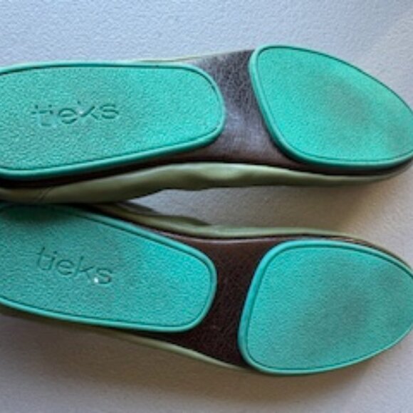 Tieks by Gavrieli Olive Ballet Flats, Size 11 - Picture 7 of 9